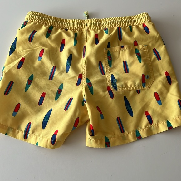 Polarn O. Pyret Boys Yellow Surfboard Swim Shorts Trunks Size 10-12 Y 146/152cm - Picture 4 of 8
